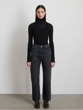 B SIDES Plein Jeans in Stil Black